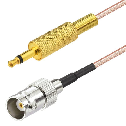 20cm BNC Female To 3.5mm Male Stereo Adapter Coaxial Power Audio RG316 Cable by buy2fix