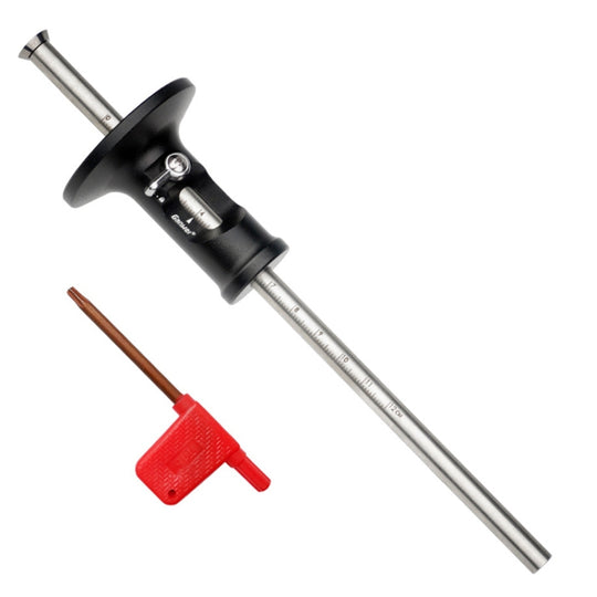 Ganwei European Scriber Simple Marking Gauge Ruler Parallel Line Drawing Woodworking Tool(Fixed Blade)