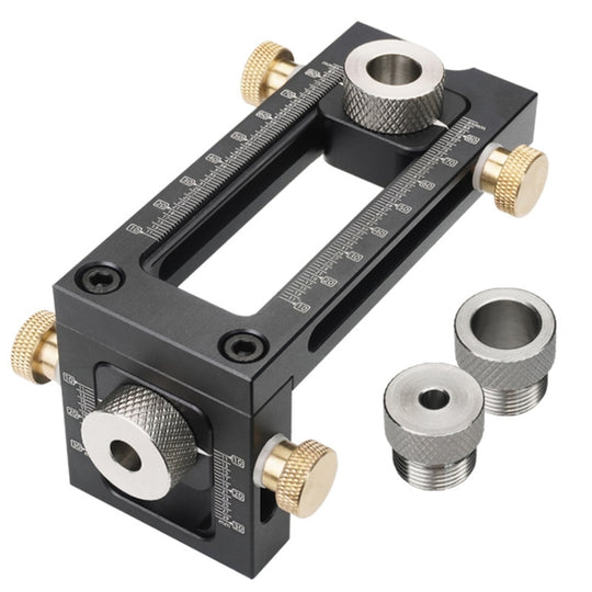 MG0-000-0011 2 In 1 Flat Head Cross Oblique Drill Hole Puncher Locator Doweling Jig Bed Cabinet Screw Punch Locator