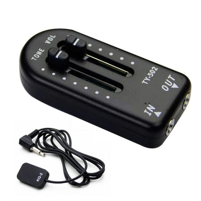 Stick-on Miniature Violin Guitar Universal Pickup(Black) - Guitar Tuner Accessories by buy2fix | Online Shopping UK | buy2fix