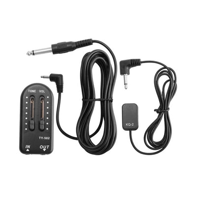 Stick-on Miniature Violin Guitar Universal Pickup(Black) - Guitar Tuner Accessories by buy2fix | Online Shopping UK | buy2fix