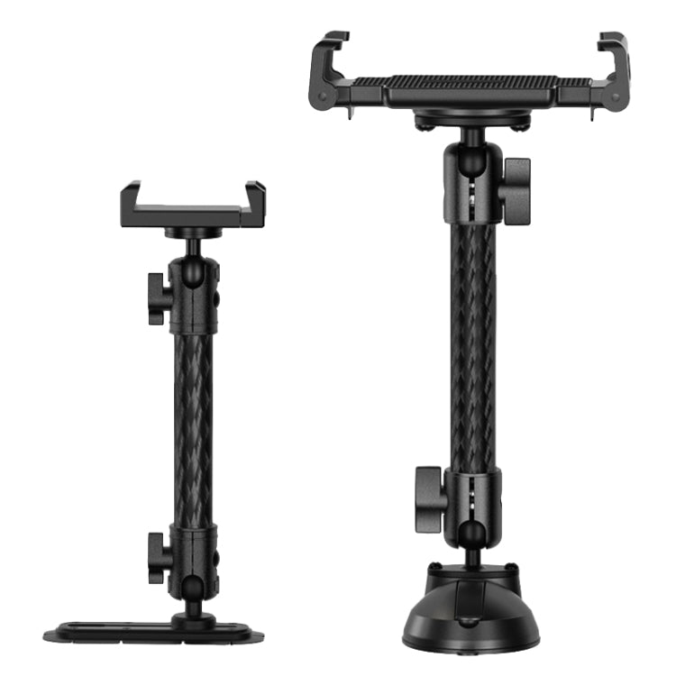 Car Phone Mount Extension Arm Double Jointed Swivel Adjustment Carbon Fiber Bracket Connecting Rod, Model: 170mm For 25.4mm Ball Head by buy2fix