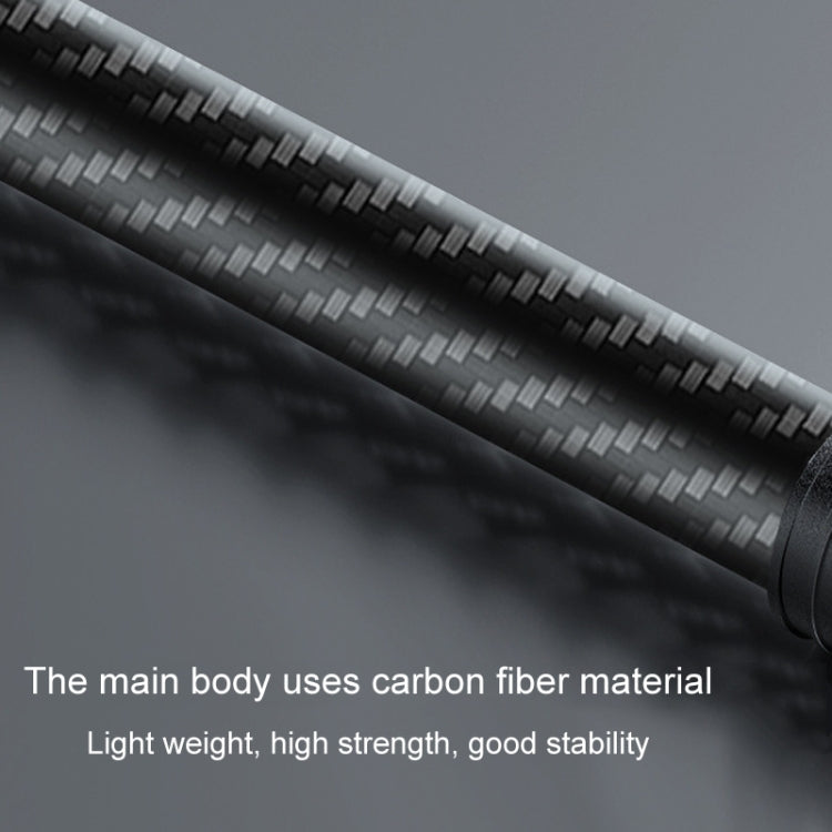 Car Phone Mount Extension Arm Double Jointed Swivel Adjustment Carbon Fiber Bracket Connecting Rod, Model: 170mm For 25.4mm Ball Head by buy2fix