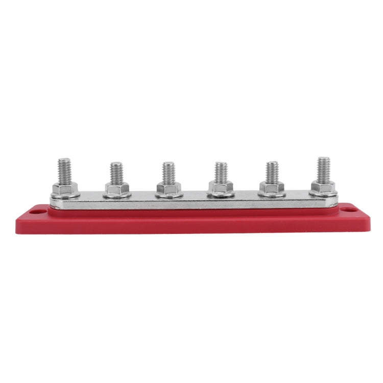 M8 Stud RV Yacht 6-way Nylon Flame Retardant Base DC Busbar - Fuse by buy2fix | Online Shopping UK | buy2fix