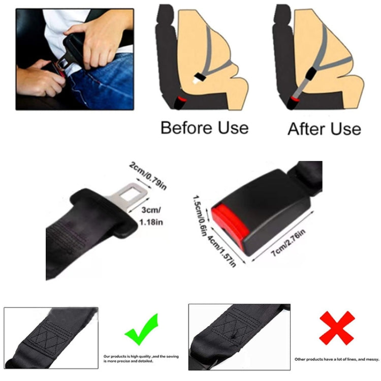 Car Seat Child Pregnant Woman Safety Belt Adjustable Extender, Length: EU/US Mini 36cm by buy2fix