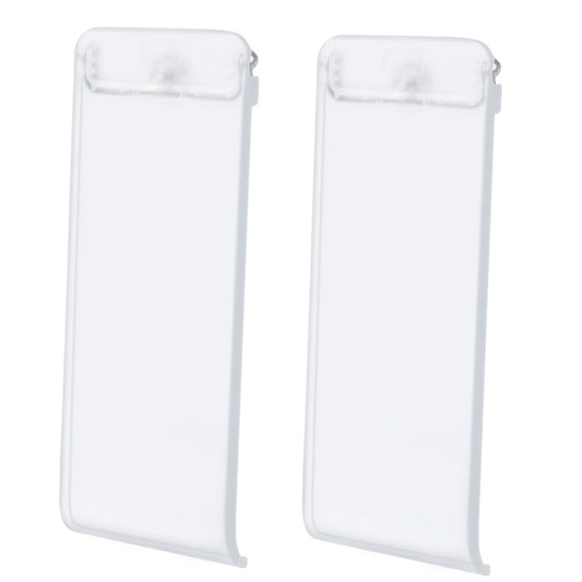 For Nintendo Switch Console 2pcs Replacement Kickstand Back Shell Holder(Transparent White) - Holder by buy2fix | Online Shopping UK | buy2fix