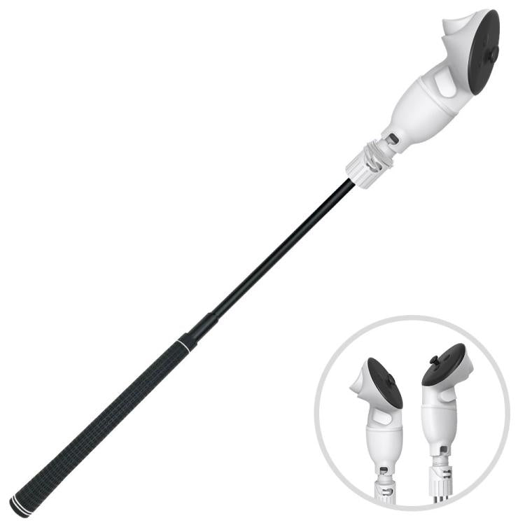 For Meta Quest 3S / 3 Controller Golf Club With Scale And Adjustable Length(White) - VR Accessories by buy2fix | Online Shopping UK | buy2fix