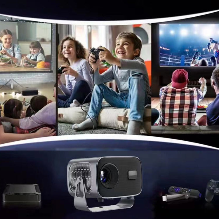 A10 4K Smart Android Portable Projector UK Plug - Mini Projector by buy2fix | Online Shopping UK | buy2fix