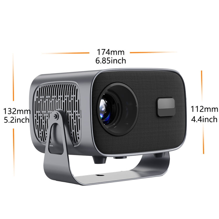 A10 4K Smart Android Portable Projector UK Plug - Mini Projector by buy2fix | Online Shopping UK | buy2fix