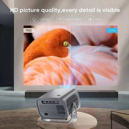 A10 4K Smart Android Portable Projector UK Plug - Mini Projector by buy2fix | Online Shopping UK | buy2fix