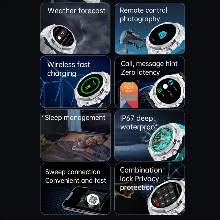 WS-37 1.43-Inch AMOLED IP67 Waterproof Health Monitoring Bluetooth Call Smart Watch(Orange) by buy2fix