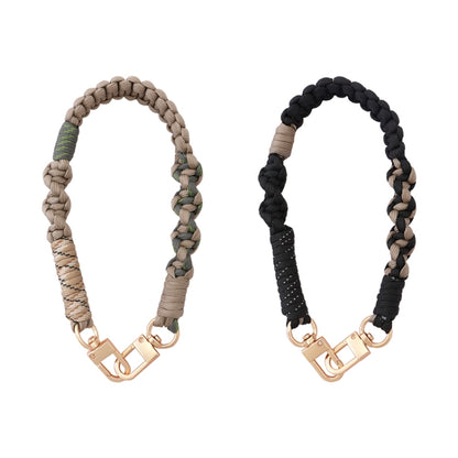 Cell Phone Lanyard Anti-lost Portable Universal Hand-Woven Mobile Phone Chain(Coffee) - Lanyards & Wrist Straps by buy2fix | Online Shopping UK | buy2fix