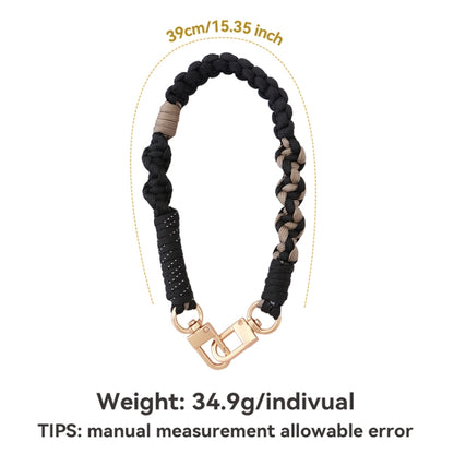 Cell Phone Lanyard Anti-lost Portable Universal Hand-Woven Mobile Phone Chain(Coffee) - Lanyards & Wrist Straps by buy2fix | Online Shopping UK | buy2fix