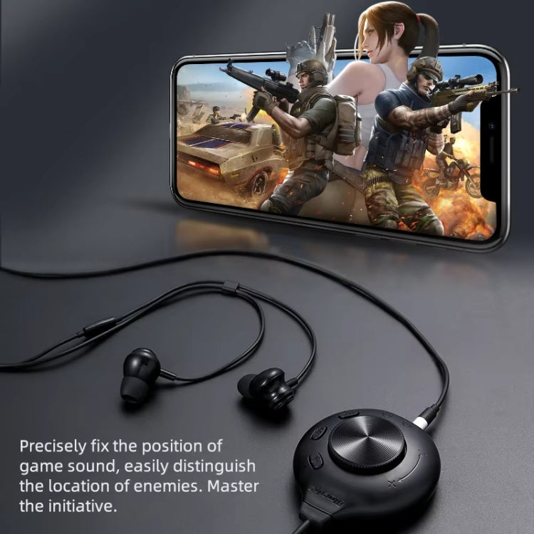 Bluedio LI PRO Cell Phone Wired In-Ear 3.5mm 7.1 Sound Card Gaming Computer Earphones(Black) - Normal Style Earphone by Bluedio | Online Shopping UK | buy2fix