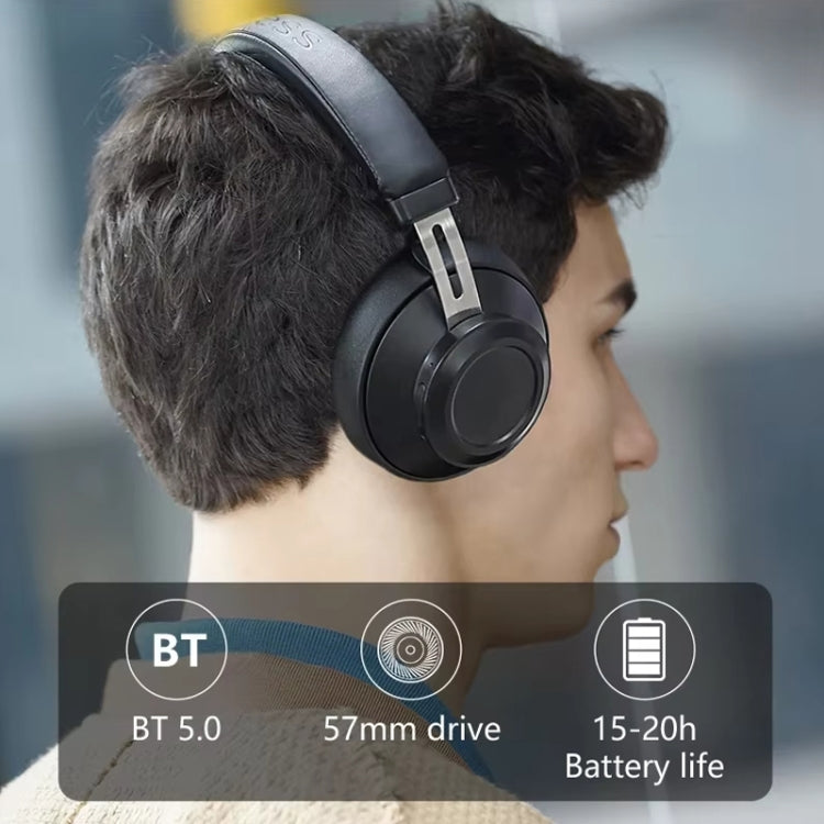 Bluedio BT5 Bluetooth 5.0 Headband Headset(Black) - Headset & Headphone by Bluedio | Online Shopping UK | buy2fix