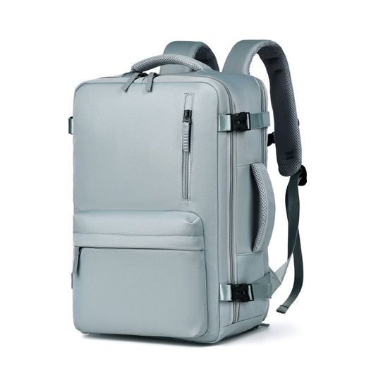 WEIXIER B723 Large Capacity Travel Backpack Simple Computer Bag(Light Blue) by WEIXIER