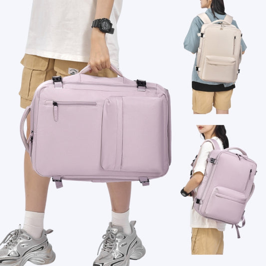 WEIXIER B723 Large Capacity Travel Backpack Simple Computer Bag(Light Blue) by WEIXIER