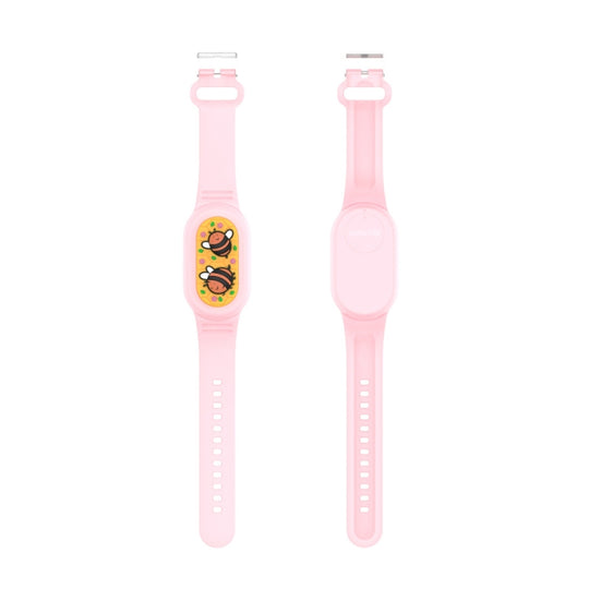 For Samsung Galaxy SmartTag 2 Bracelet Waterproof Silicone Wristband, Style: Pink Bee