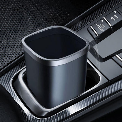 Simple Car Trash Can Automobile Storage Bin With Trash Bag(Black) by buy2fix