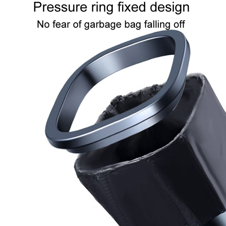 Simple Car Trash Can Automobile Storage Bin With Trash Bag(Black) by buy2fix