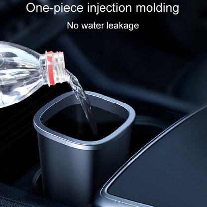 Simple Car Trash Can Automobile Storage Bin With Trash Bag(Black) by buy2fix