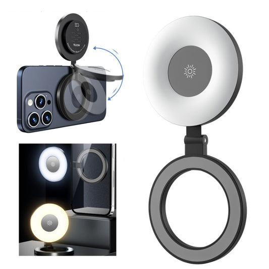 TELESIN Magnetic Selfie Light Rechargeable Foldable Fill Light For Mobile Phone - Selfie Light by TELESIN | Online Shopping UK | buy2fix