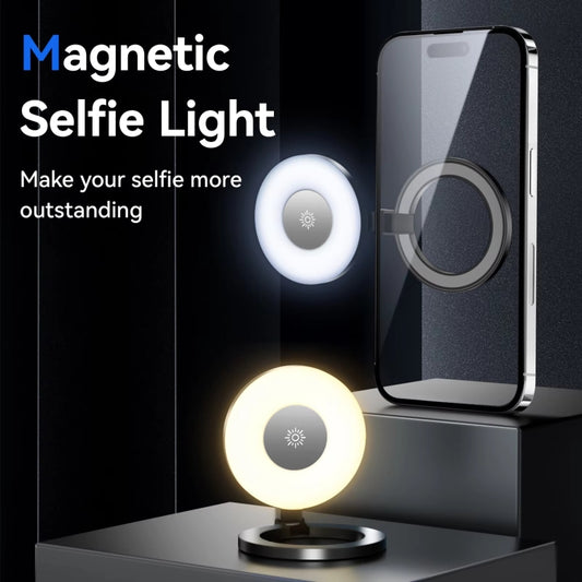 TELESIN Magnetic Selfie Light Rechargeable Foldable Fill Light For Mobile Phone - Selfie Light by TELESIN | Online Shopping UK | buy2fix