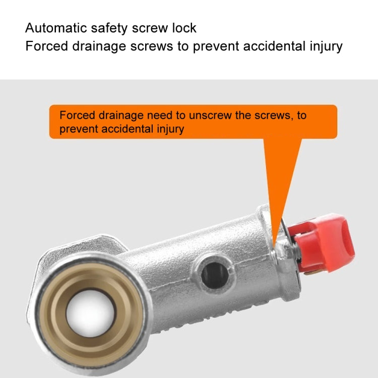 0.7MPa Pressure Relief Valve For Electric Water Heater Pressure Reducing Exhaust Valve Household Check Valve - Water Heaters Parts by buy2fix | Online Shopping UK | buy2fix