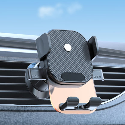 Car Suction Cup Dashboard Automatic Lock Mobile Phone Holder, Style: Orange Air Outlet by buy2fix