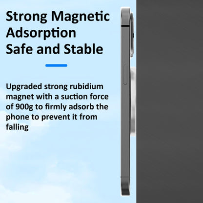 Magnetic Wall Sticker Phone Holder Car Kitchen Bathroom Phone Stand(Black) - Shower & Wall Mounts by buy2fix | Online Shopping UK | buy2fix