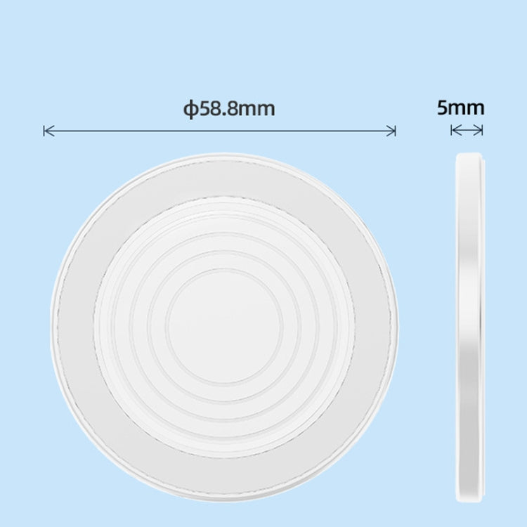 Magnetic Wall Sticker Phone Holder Car Kitchen Bathroom Phone Stand(Black) - Shower & Wall Mounts by buy2fix | Online Shopping UK | buy2fix