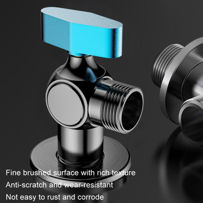 Copper High Flow 4-point Ball Valve Hot Cold Water Gas Water Heater Full Open Triangle Valve, Color: Gray Red Label Hot Water - Water Heaters Parts by buy2fix | Online Shopping UK | buy2fix