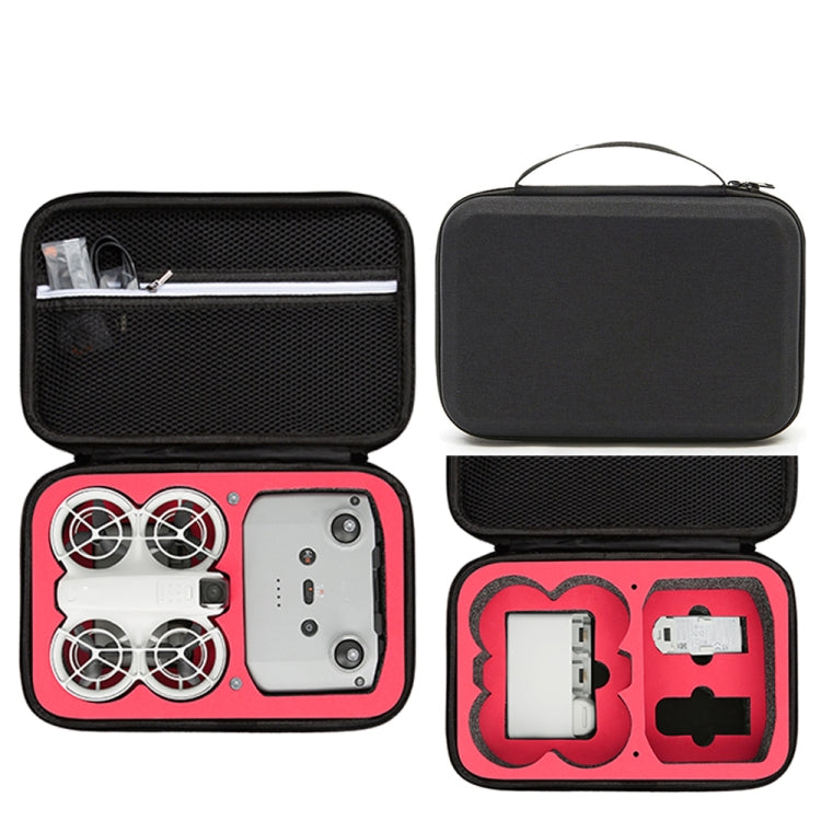 For DJI Neo Fly More Combo Carrying Case Handbag Protective Box(Black + Red Inner) by buy2fix