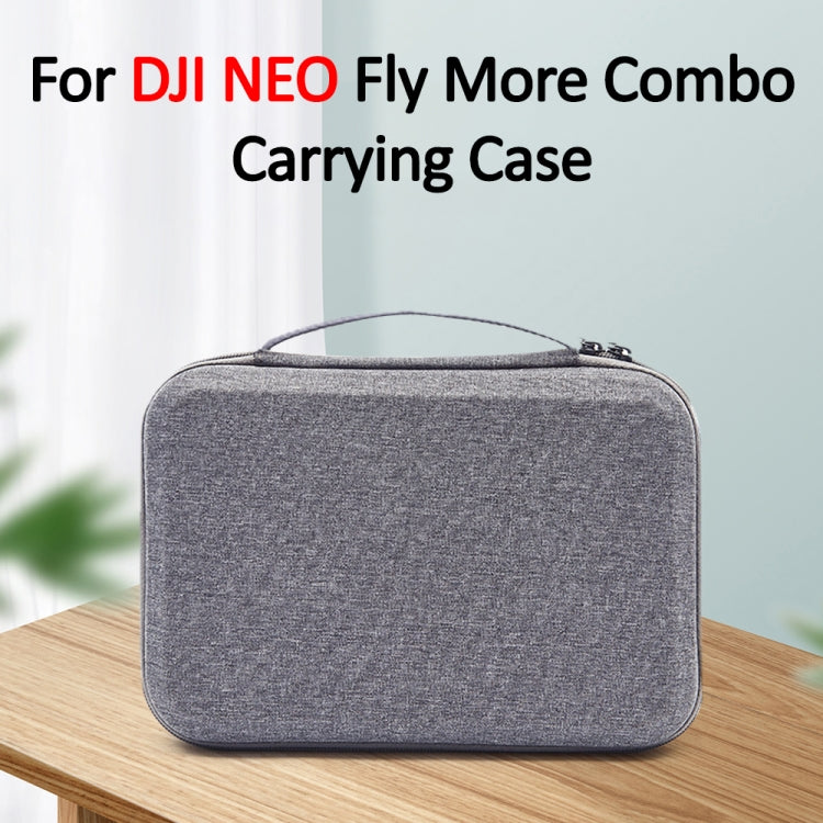 For DJI Neo Fly More Combo Carrying Case Handbag Protective Box(Gray + Black Inner) by buy2fix