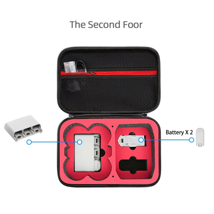 For DJI Neo Fly More Combo Carrying Case Handbag Protective Box(Black + Red Inner) by buy2fix