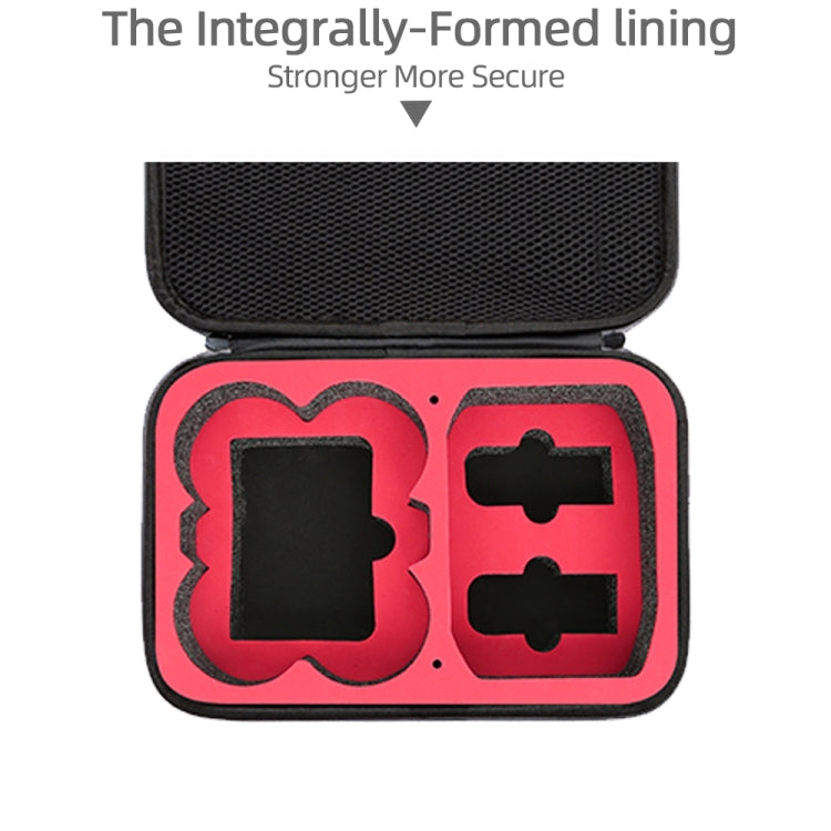 For DJI Neo Fly More Combo Carrying Case Handbag Protective Box(Gray + Red Inner) by buy2fix