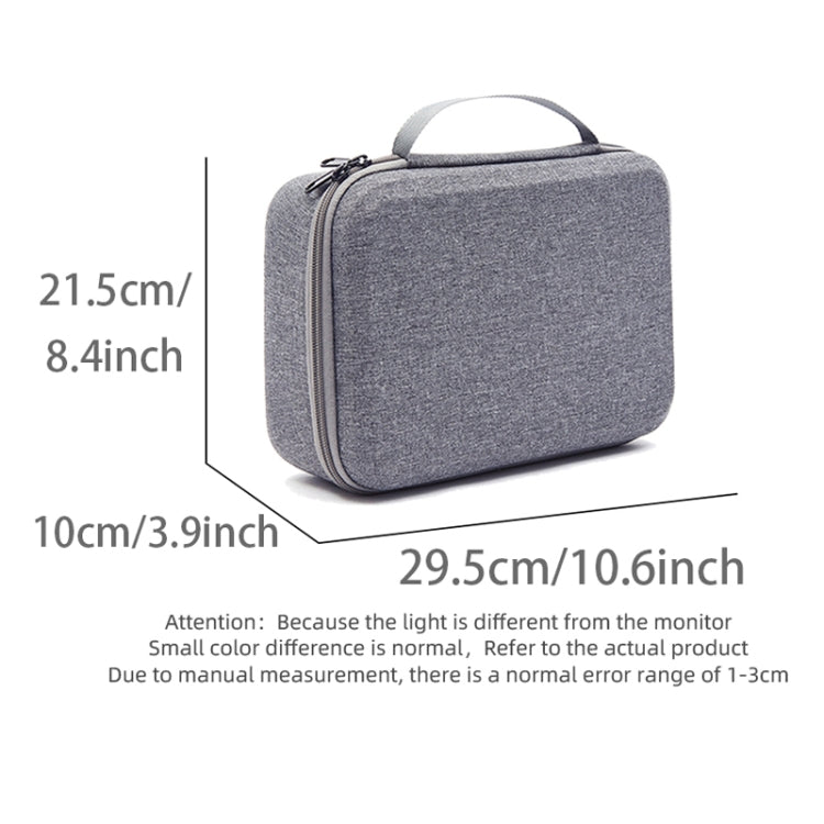 For DJI Neo Fly More Combo Carrying Case Handbag Protective Box(Gray + Red Inner) by buy2fix