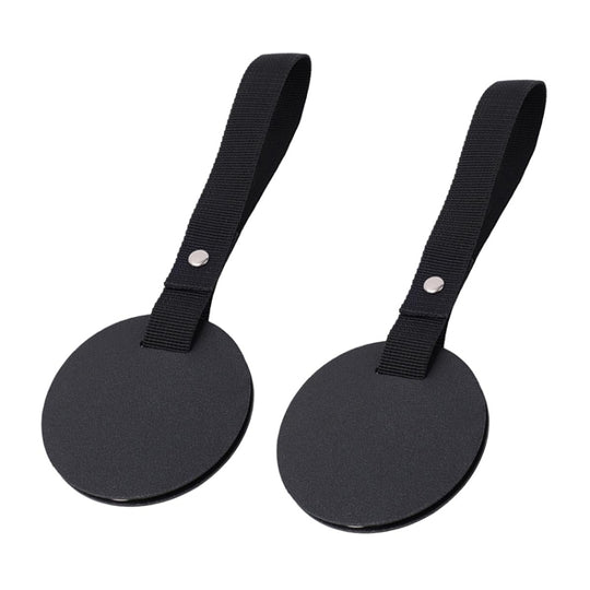 2pcs Concealed Car Seatback Leather Storage Hooks(Black)