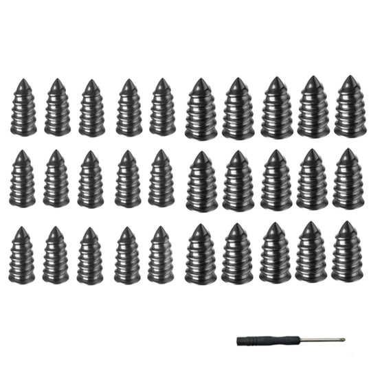 Electric Motorcycle Vacuum Tire Repair Nails, Set: 15pcs Small + 15pcs Large+ Screwdriver