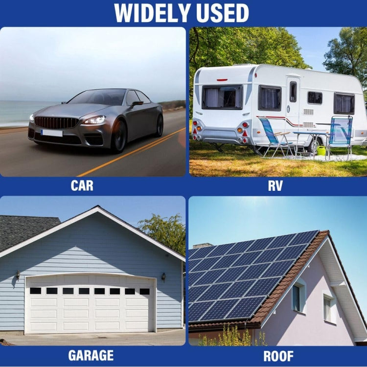 400x250x10mm Car Thick Aluminum Foil Hood Heat And Sound Insulation Pad by buy2fix