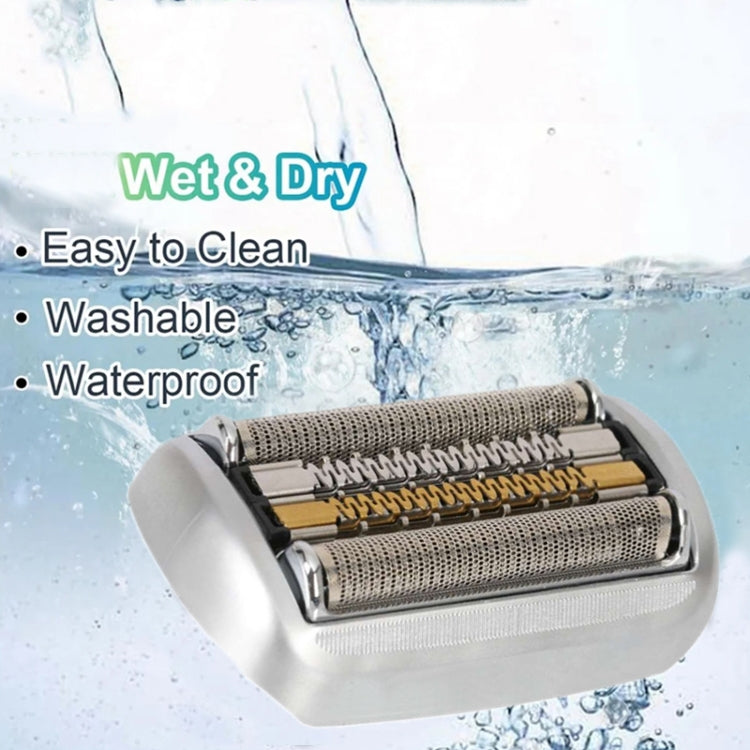 For Braun Series 9 Pro Electric Shaver 94M Blade Gold Mesh Cover, Style: Without Words(Plastic Seal) - Shavers Parts by buy2fix | Online Shopping UK | buy2fix