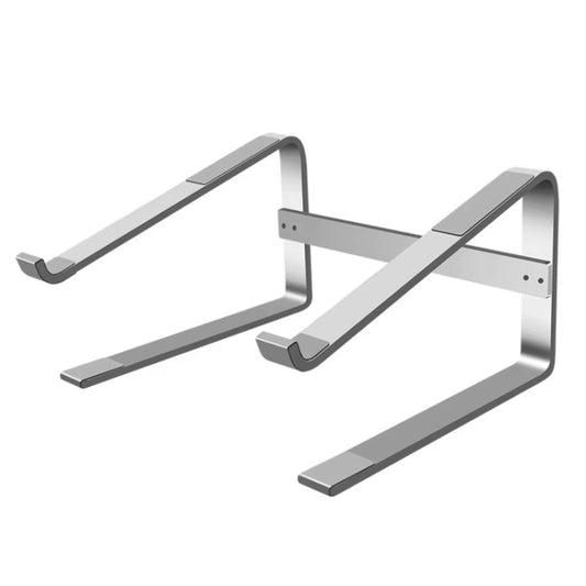 Desktop Aluminum Alloy Heightened Heat Dissipation Laptops Stand(Silver) by buy2fix
