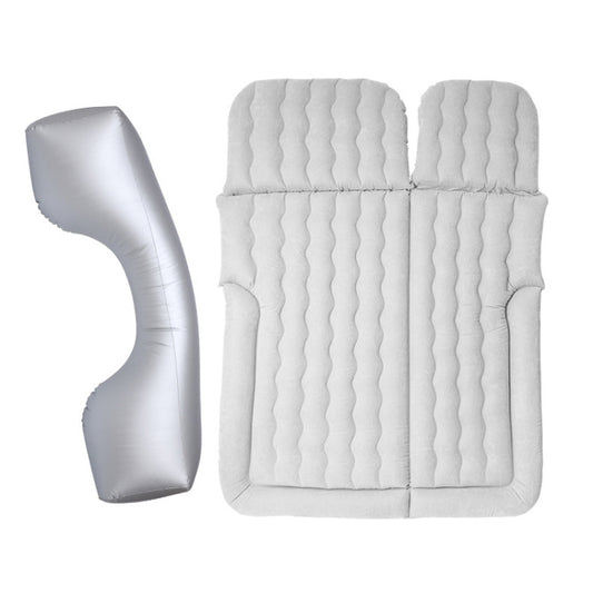 Inflatable Mattress For Car Travel SUV Rear Seat/Trunk, Color: Gray Dual-purpose Long Pier by buy2fix
