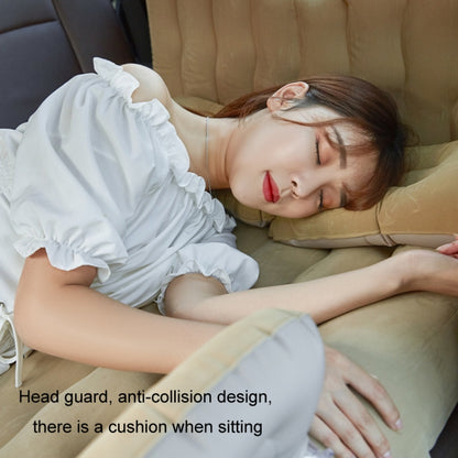 Inflatable Mattress For Car Travel SUV Rear Seat/Trunk, Color: Gray Dual-purpose Square Pier by buy2fix