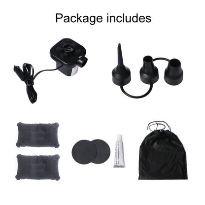 Inflatable Mattress For Car Travel SUV Rear Seat/Trunk, Color: Black by buy2fix