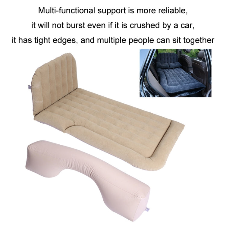 Inflatable Mattress For Car Travel SUV Rear Seat/Trunk, Color: Gray Dual-purpose Square Pier by buy2fix