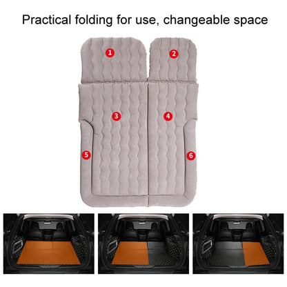 Inflatable Mattress For Car Travel SUV Rear Seat/Trunk, Color: Gray by buy2fix