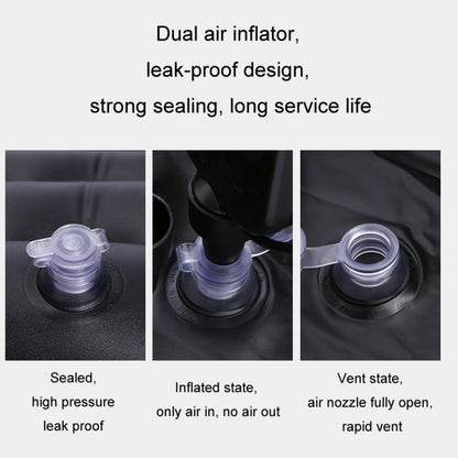 Inflatable Mattress For Car Travel SUV Rear Seat/Trunk, Color: Black by buy2fix