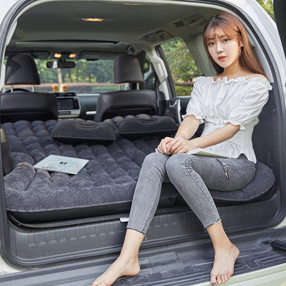 Inflatable Mattress For Car Travel SUV Rear Seat/Trunk, Color: Black by buy2fix