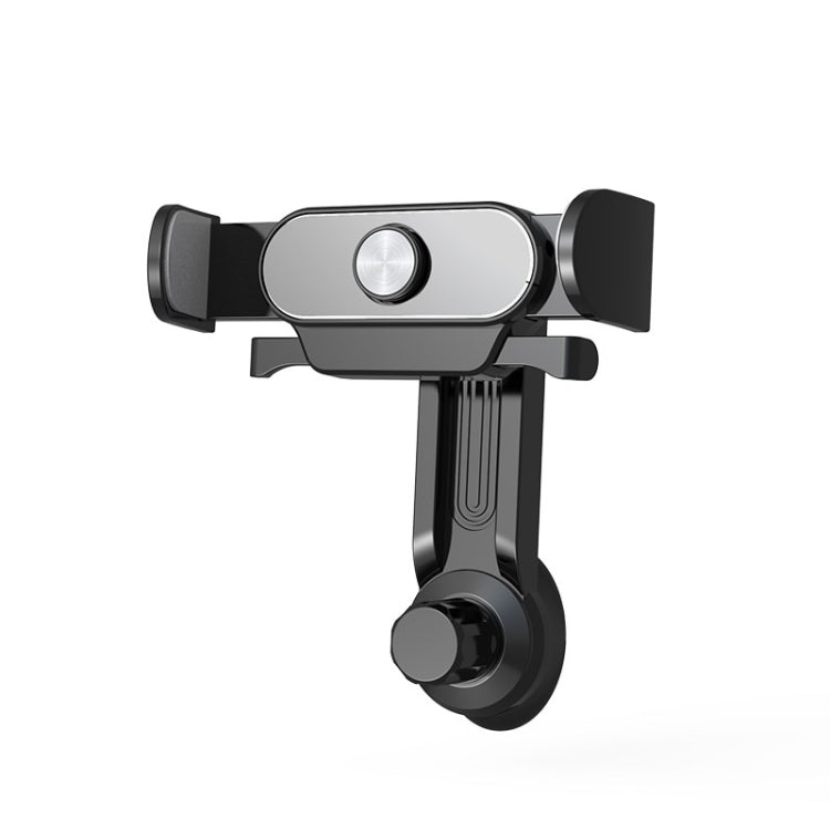 Car Air Outlet Mobile Phone Holder Automatic Lock Snap-on Navigation Holder(Silver) by buy2fix